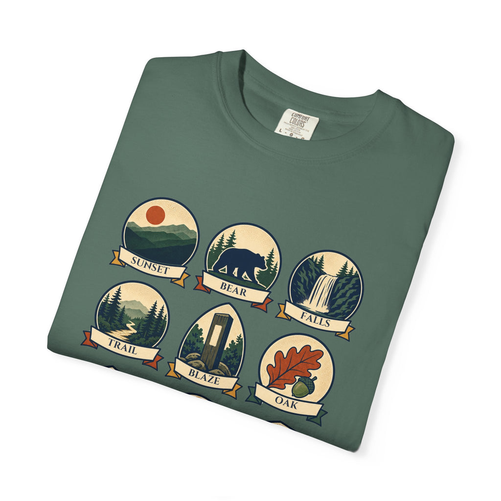 Appalachian Trail Shirt, Hiking Badge Tee, AT Thru Hiker Gift, Retro Adventure Nature Sweatshirt