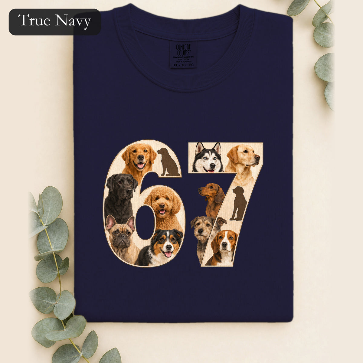 67 Dogs Shirt, Funny 67 Meme Dog Tee, Trendy Dog Number Gift, Dog Lover Sweatshirt