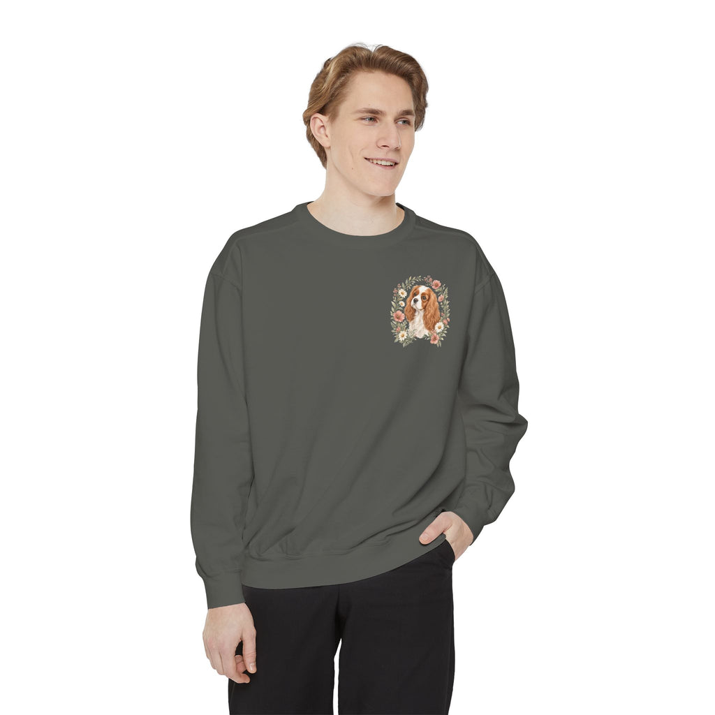 Cavalier Mom Shirt, Cavalier King Charles Spaniel Tee, Dog Mom Gift, Wildflower Dog Lover Sweatshirt