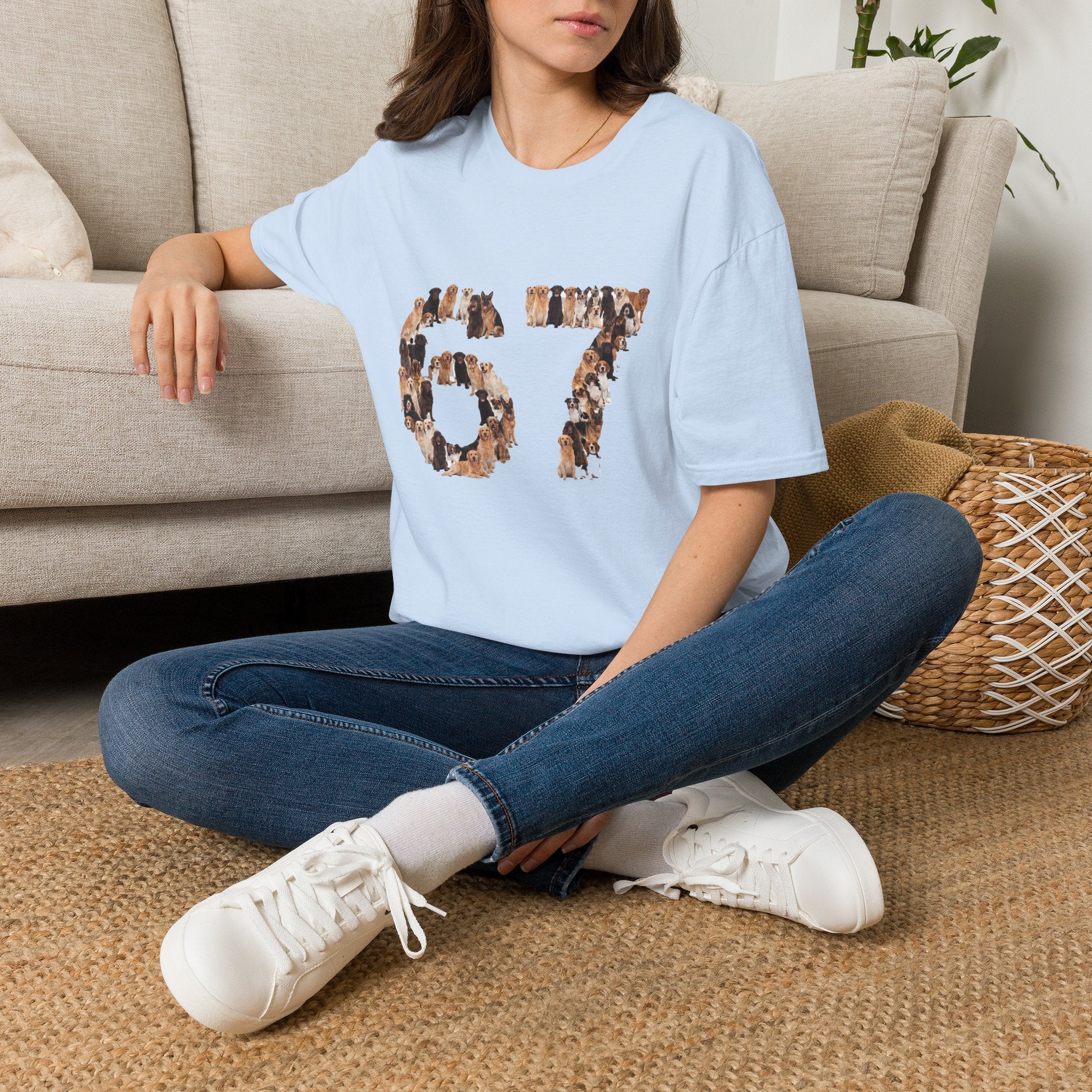 Dogs 67 T-Shirt — Funny 67 Meme Tee for Dog Lovers
