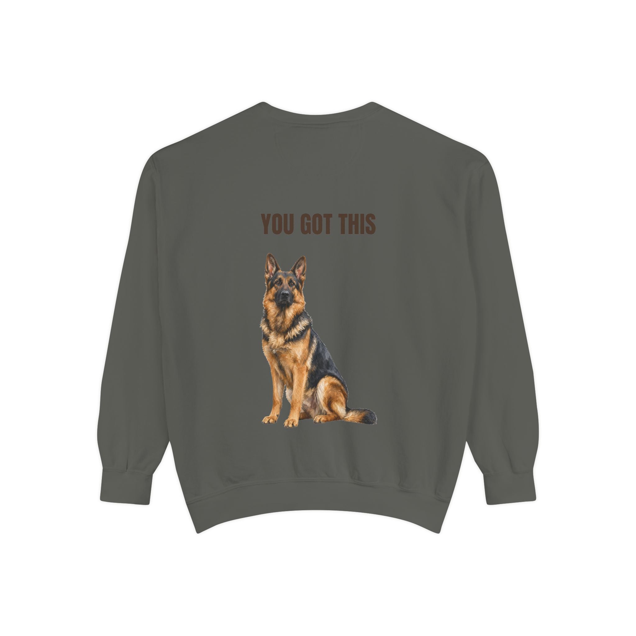 You Got This German Shepherd Shirt, GSD Dog Lover Motivational Tee, Encouragement Dog Mom Gift, Painterly Dog Sweatshirt