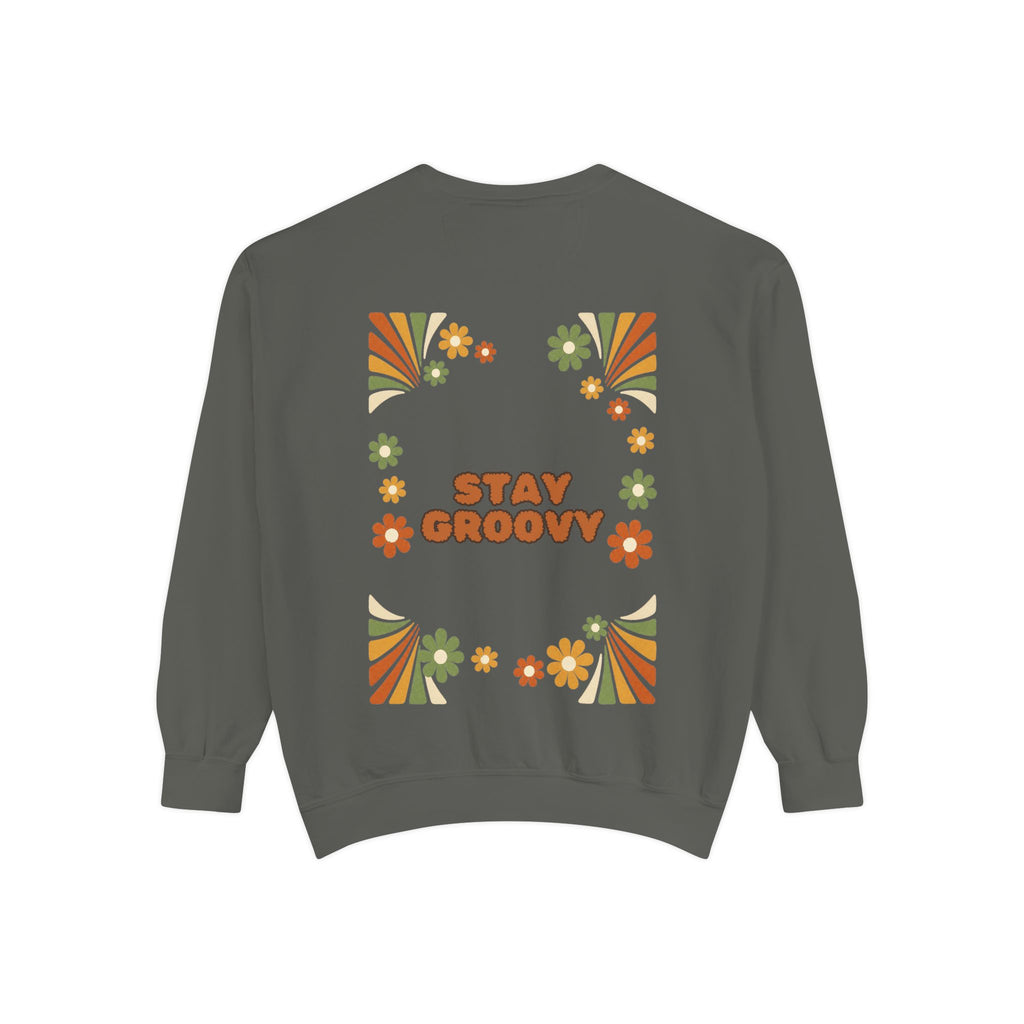 Stay Groovy Shirt, Retro 70s Tee, Groovy Aesthetic Gift, Positive Vibes Sweatshirt