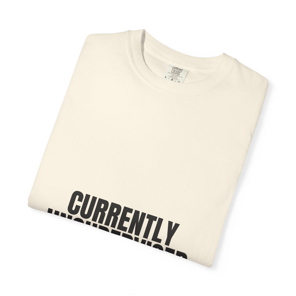 Currently Unsupervised Shirt, Funny Sarcastic Tee, Gag Gift, Humor Sweatshirt