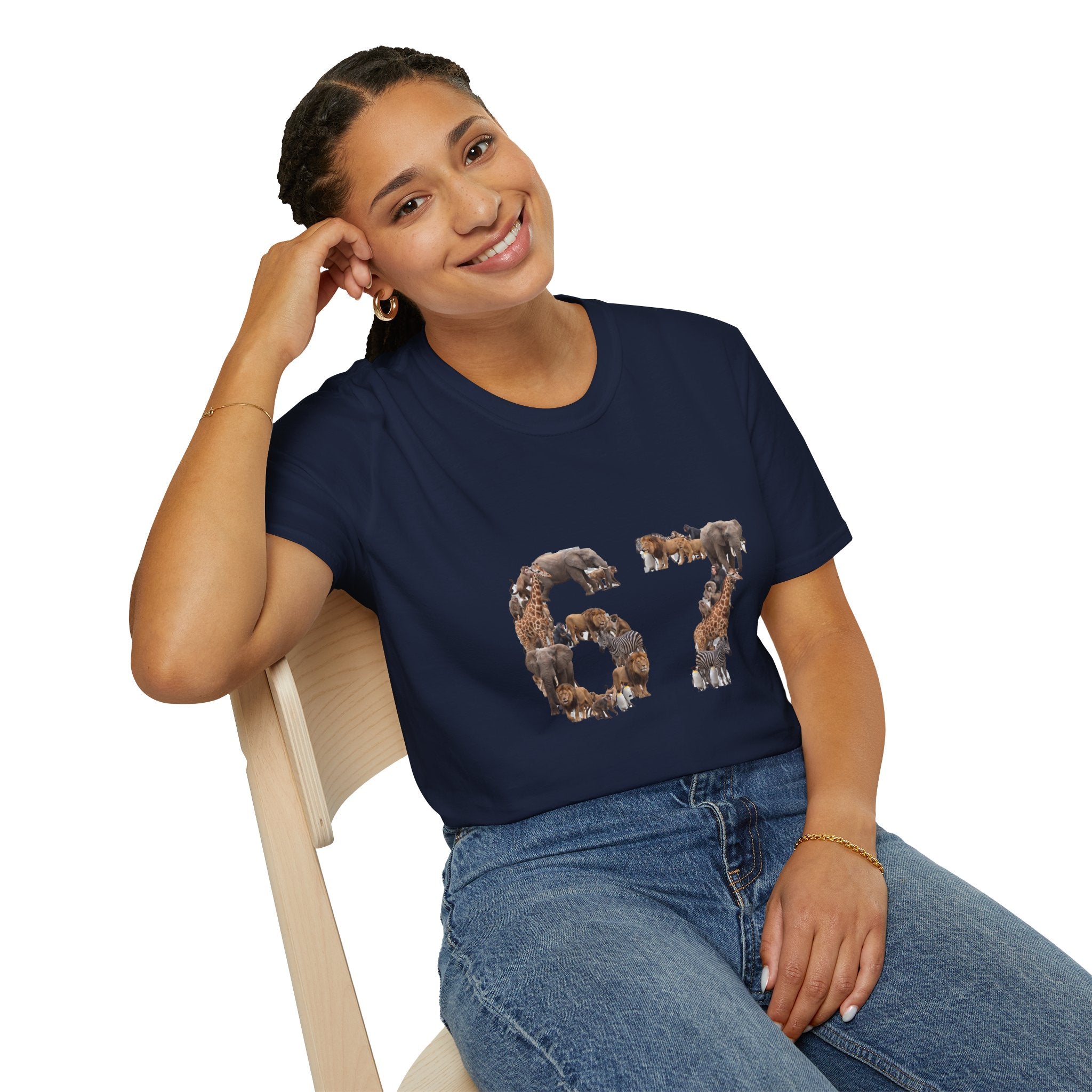 Zoo Animals 67 T-Shirt — Funny 67 Meme Animal Tee
