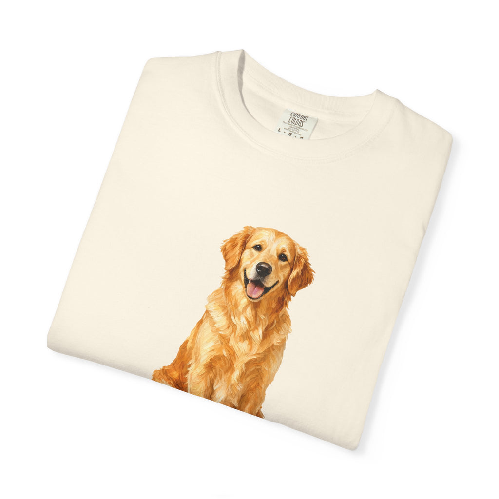 Golden Retriever Mom Shirt, Painterly Golden Dog Mom Tee, Cute Golden Lover Gift, Dog Owner Sweatshirt for Her
