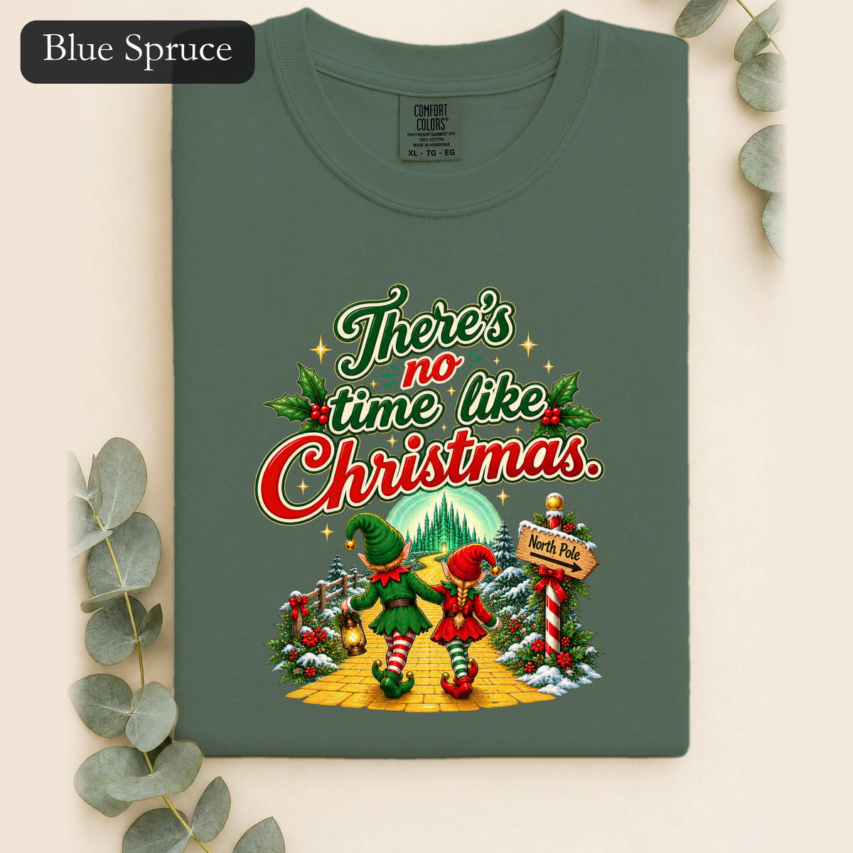 There is No Time Like Christmas Shirt | Elf Holiday Design