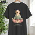 Yoga Dog Shirt, Namaste Zen Dog Tee, Funny Meditation Dog Mom Gift, Painterly Dog Lover Sweatshirt
