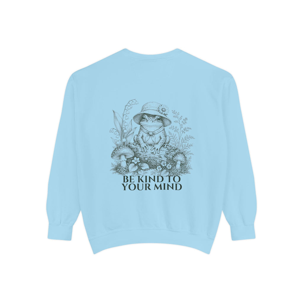 Be Kind To Your Mind Shirt, Cute Frog Tee, Mental Health Awareness Gift, Kawaii Frog Sweatshirt