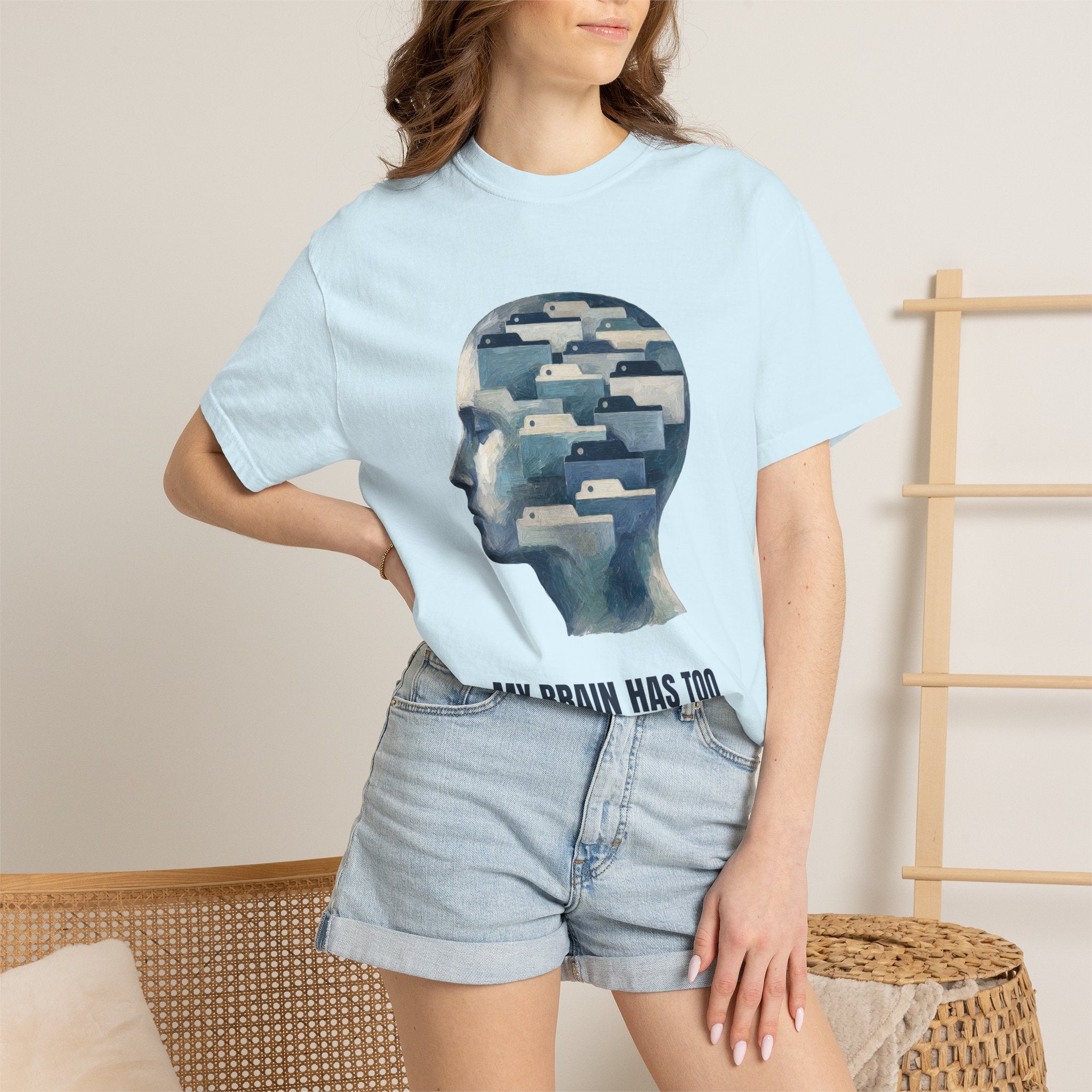 My Brain Has Too Many Tabs Open Shirt, Funny ADHD Tech Tee, Overwhelmed Programmer Gift, Sarcastic Sweatshirt