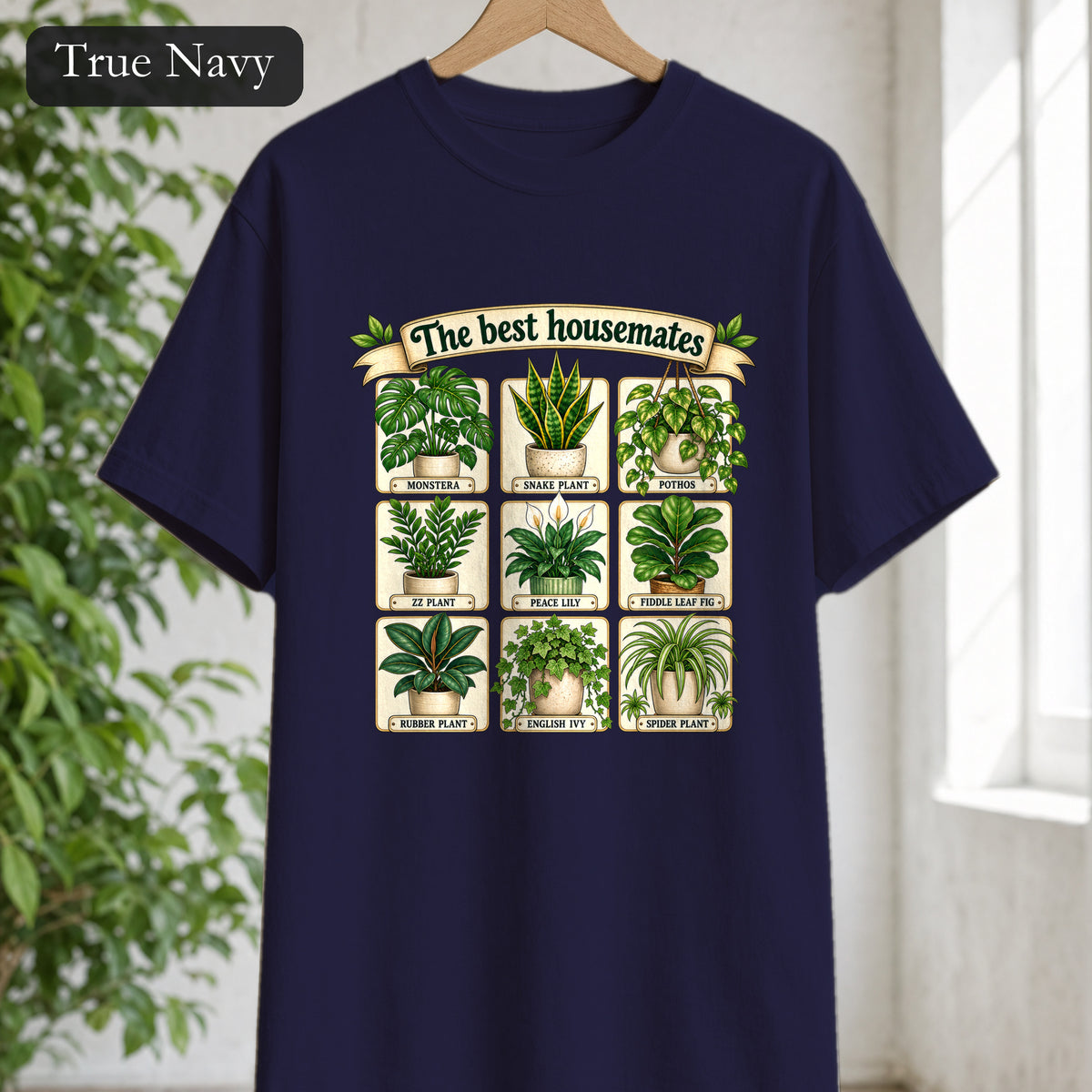 The Best Housemates plant grid Shirt | Tee