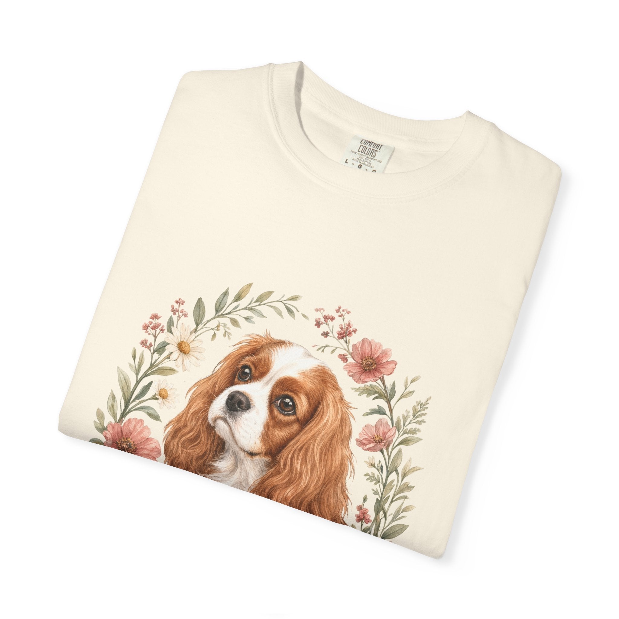 Cavalier Mom Shirt, Cavalier King Charles Spaniel Tee, Dog Mom Gift, Wildflower Dog Lover Sweatshirt
