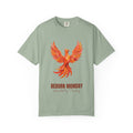 Reborn Monday Exhausted by Tuesday Shirt, Funny Phoenix Tee, Work Week Humor Gift, Painterly Fantasy Sweatshirt