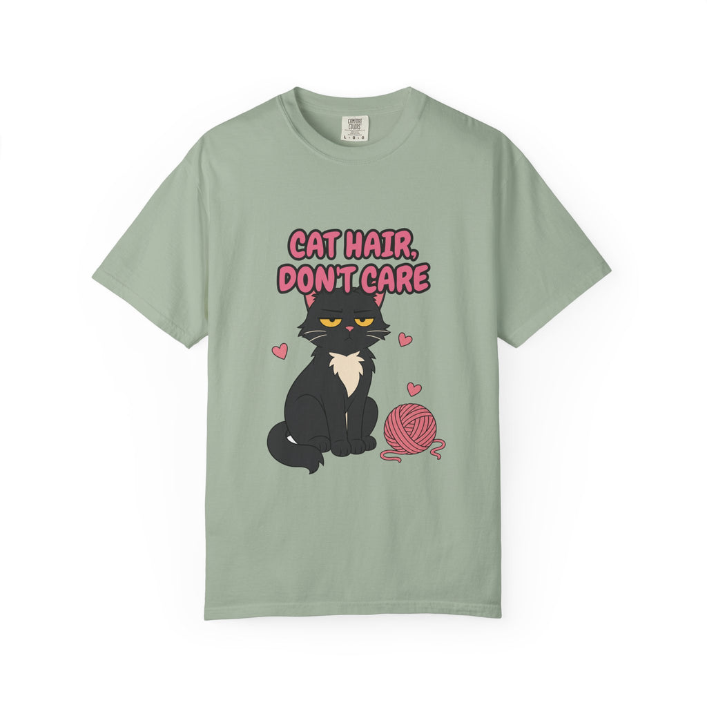 Cat Hair Don't Care Shirt, Funny Cat Mom Tee, Cat Lover Gift, Cat Owner Sweatshirt