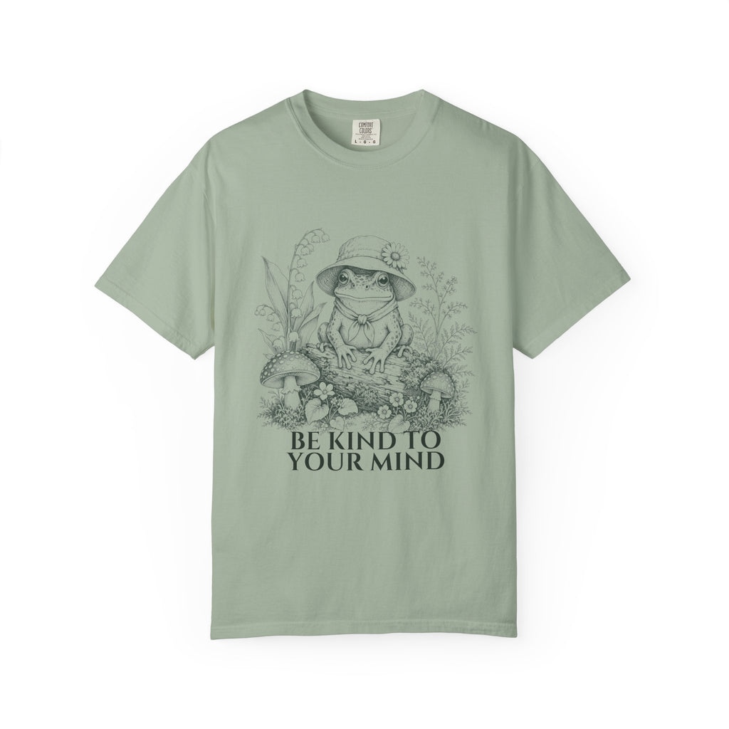 Be Kind To Your Mind Shirt, Cute Frog Tee, Mental Health Awareness Gift, Kawaii Frog Sweatshirt