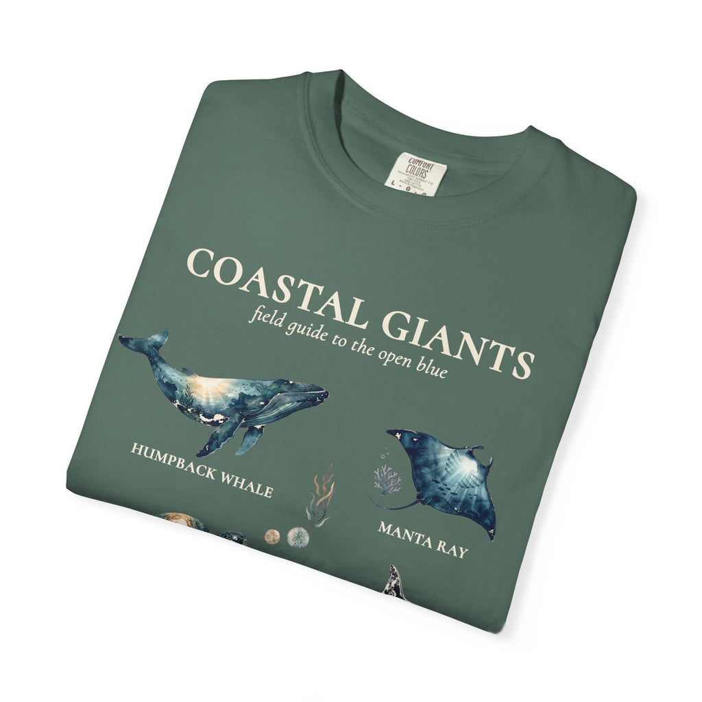 Vintage Ocean Creatures Sweatshirt, Marine Life Field Guide Crewneck, Whale Octopus Sea Turtle Ocean Lover Gift