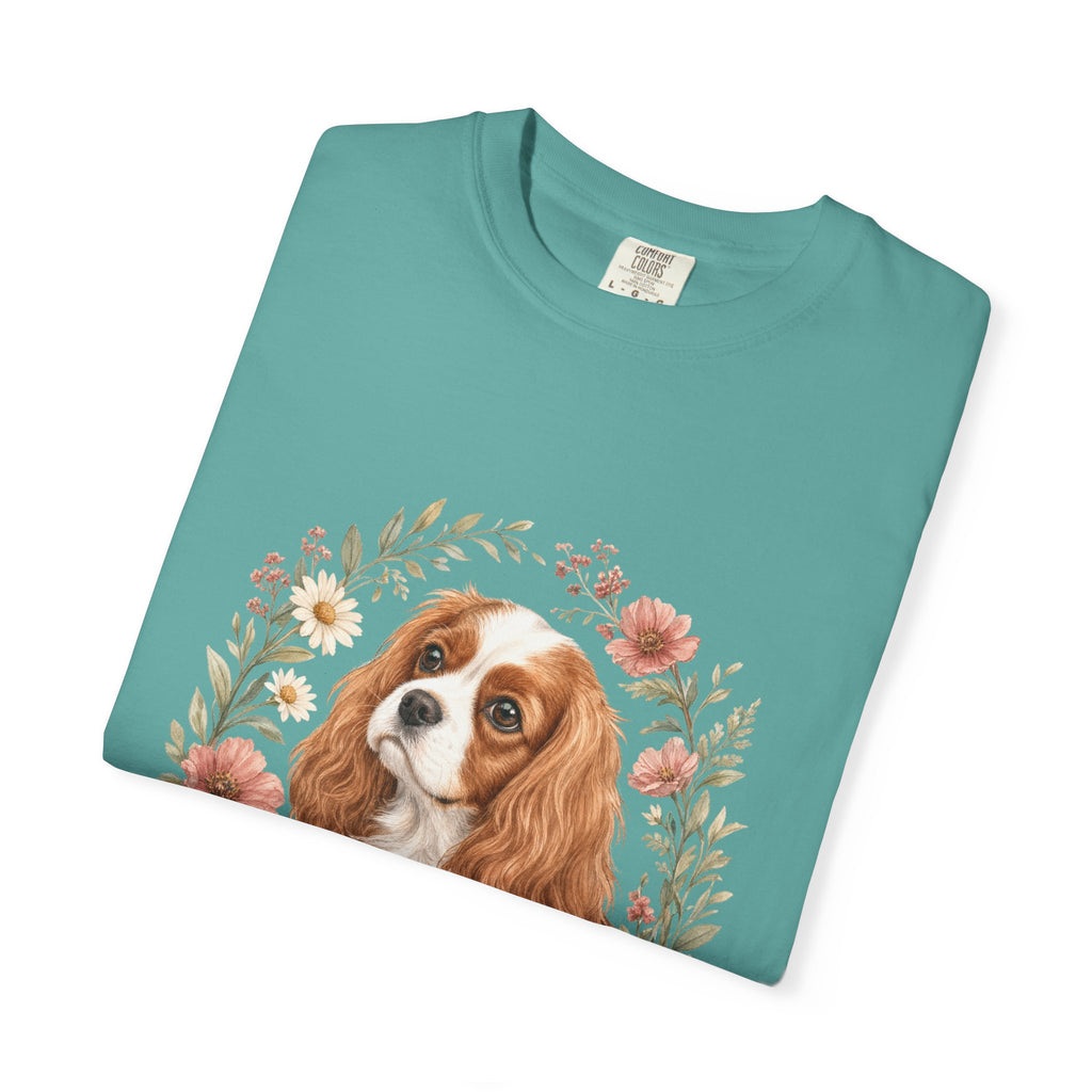 Cavalier Mom Shirt, Cavalier King Charles Spaniel Tee, Dog Mom Gift, Wildflower Dog Lover Sweatshirt