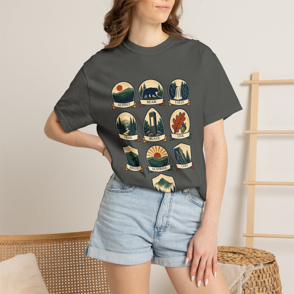 Appalachian Trail Shirt, Hiking Badge Tee, AT Thru Hiker Gift, Retro Adventure Nature Sweatshirt