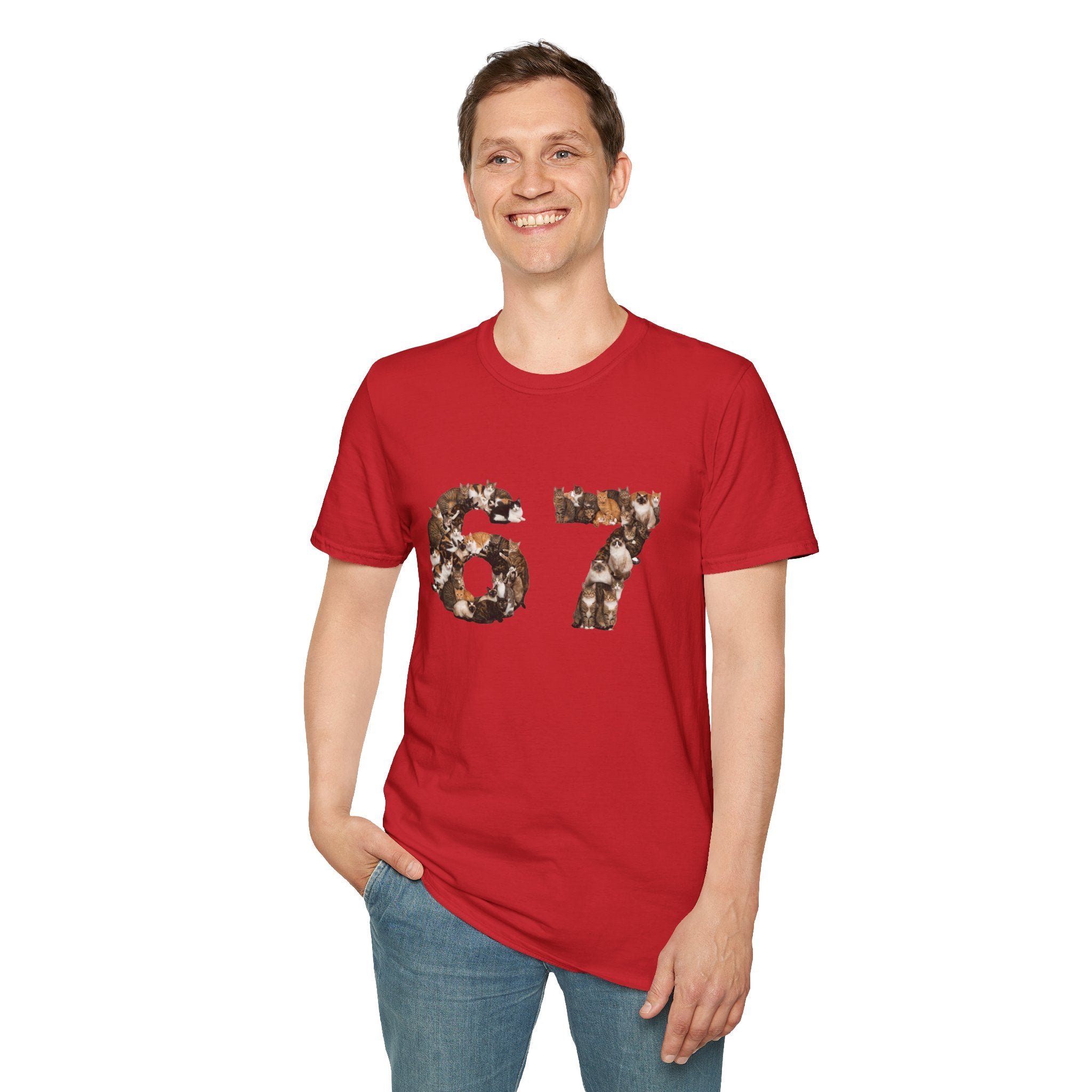 Cats 67 T-Shirt — Funny 67 Meme Tee for Cat Lovers