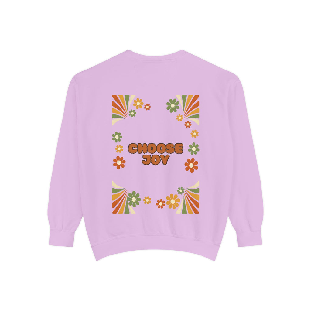 Choose Joy Shirt, Retro Groovy Tee, 70s Aesthetic Gift, Positive Affirmation Sweatshirt