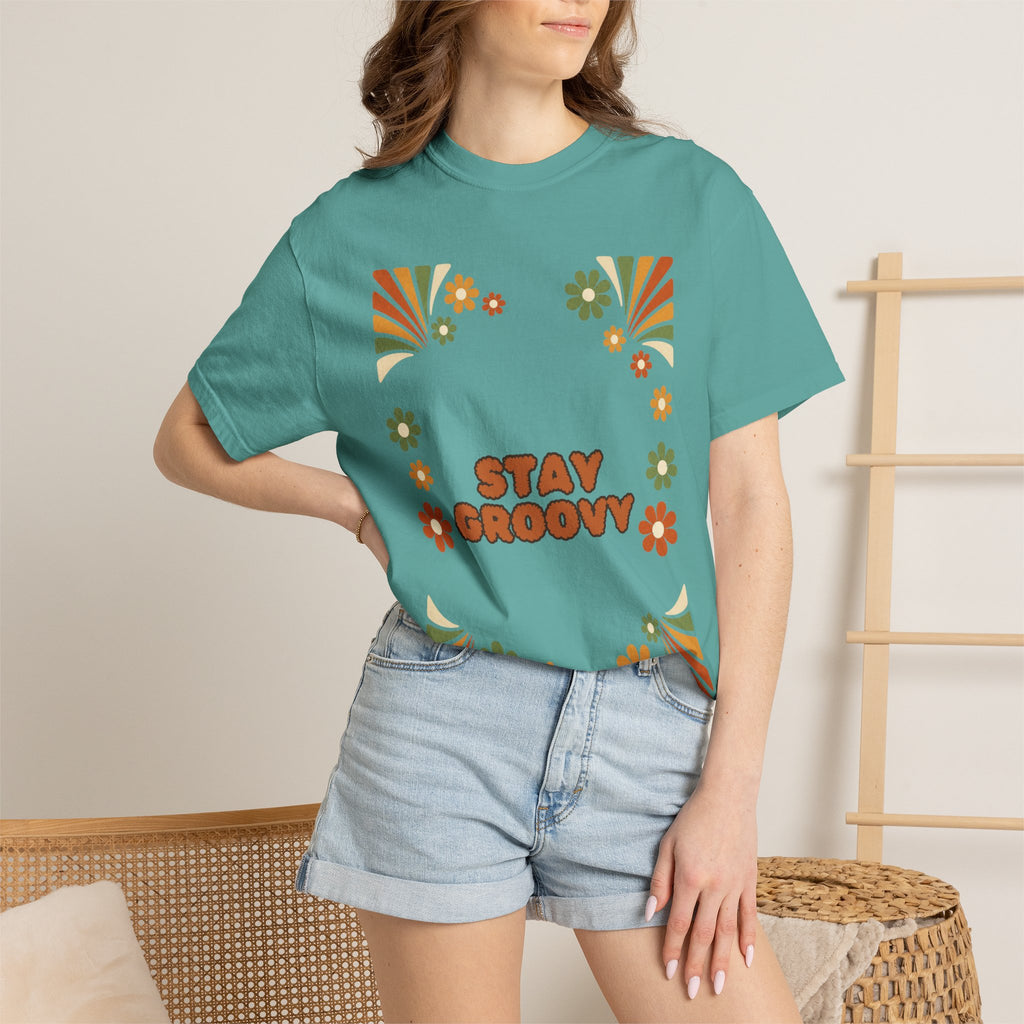 Stay Groovy Shirt, Retro 70s Tee, Groovy Aesthetic Gift, Positive Vibes Sweatshirt