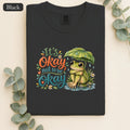 It's OK To Not Be OK Shirt, Cute Frog Mental Health Tee, Awareness Gift, Kawaii Frog Shirt