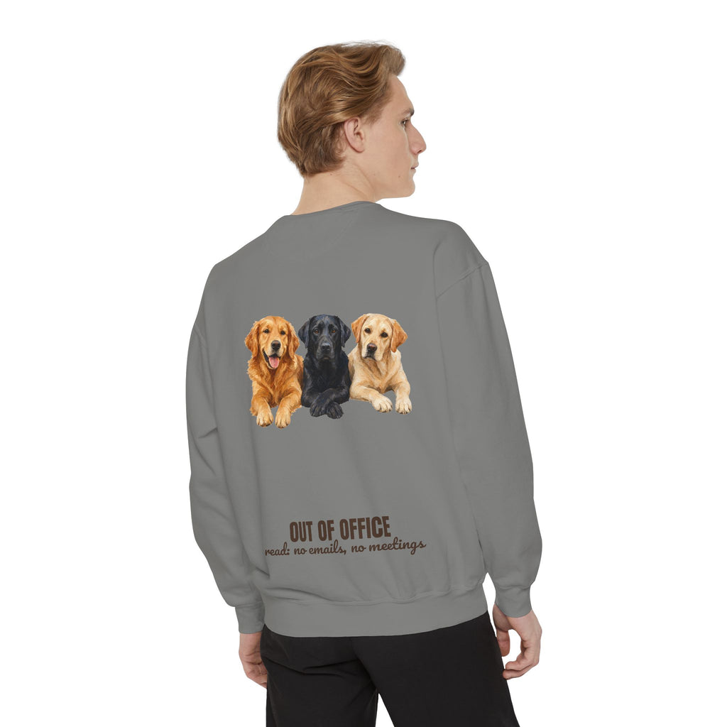 Out of Office Dogs Shirt, No Emails No Meetings Tee, Funny Work Dog Lover Gift, Lazy Weekend Sweatshirt