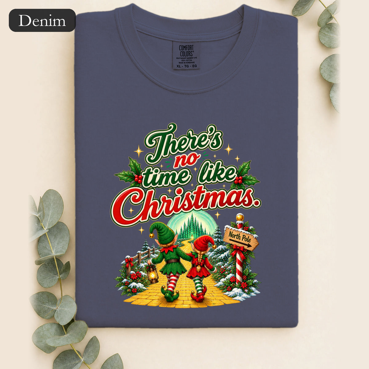 There is No Time Like Christmas Shirt | Elf Holiday Design