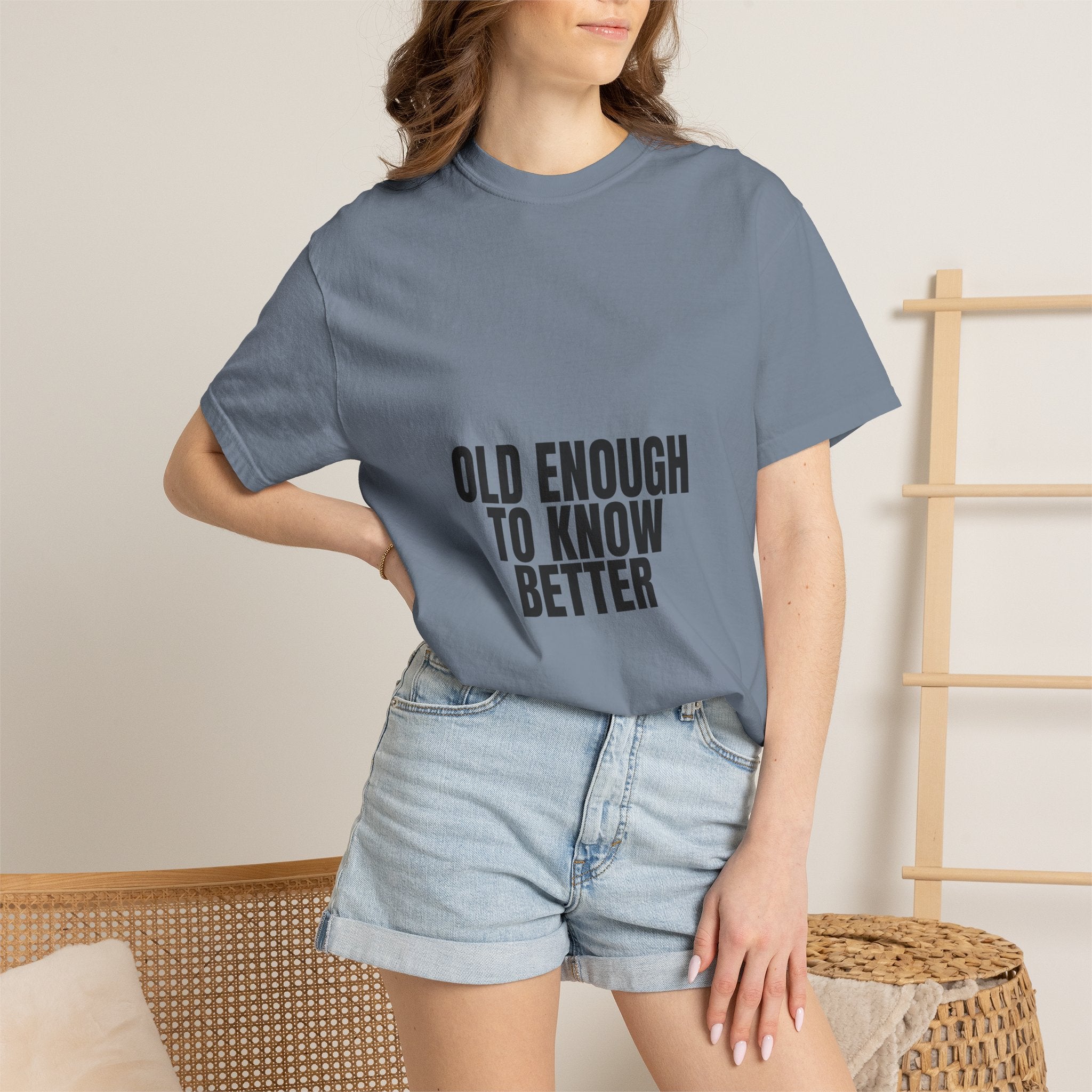 Old Enough To Know Better Shirt, Funny Sarcastic Tee, Gag Gift, Humor Sweatshirt