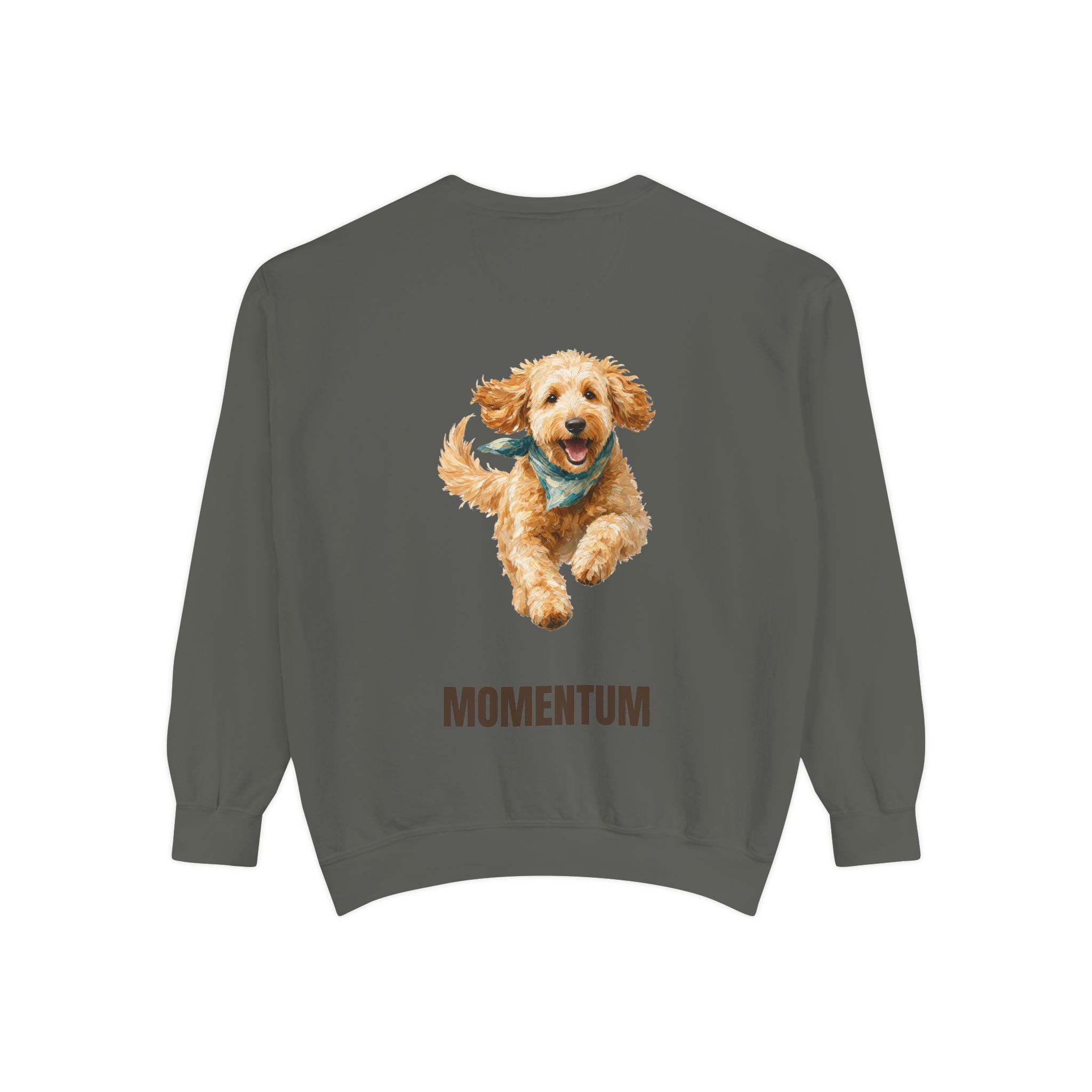 Momentum Goldendoodle Shirt, Running Doodle Dog Tee, Funny Doodle Dog Mom Gift, Painterly Dog Lover Sweatshirt