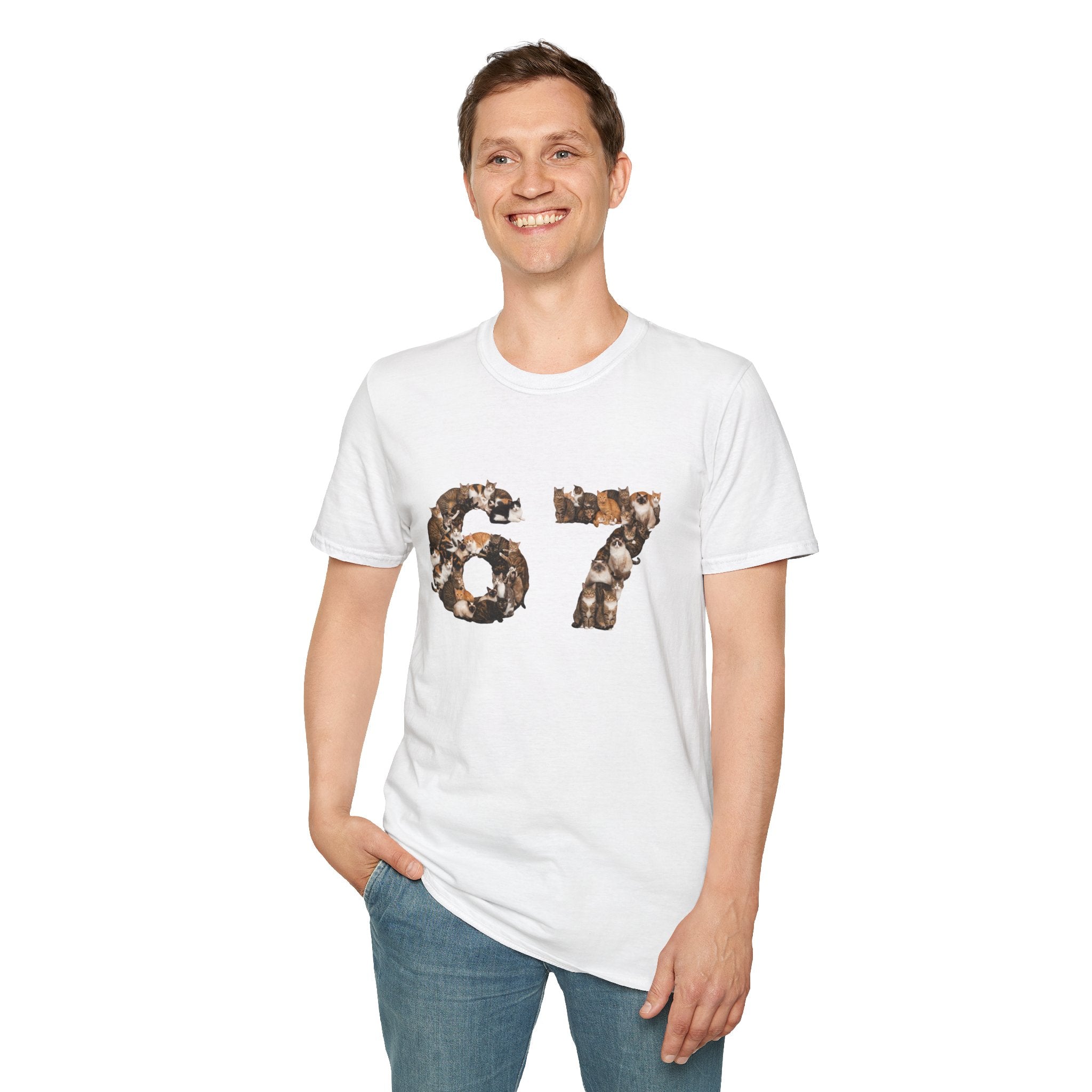 Cats 67 T-Shirt — Funny 67 Meme Tee for Cat Lovers