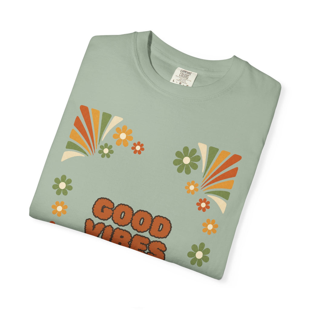 Good Vibes Only Shirt, Retro Groovy Tee, 70s Aesthetic Gift, Positive Affirmation Sweatshirt