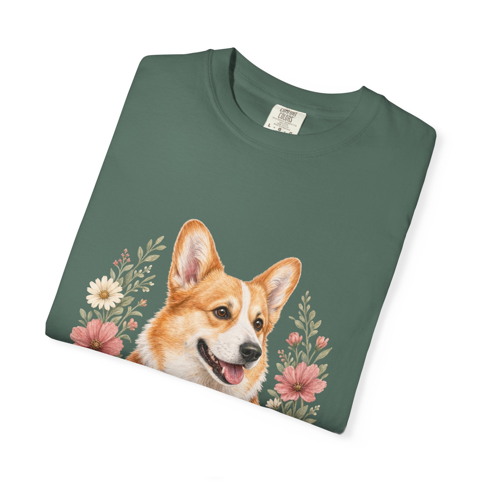 Corgi Mom Shirt, Corgi Mama Tee, Dog Mom Gift, Wildflower Corgi Lover Sweatshirt, Cute Dog Owner Gift
