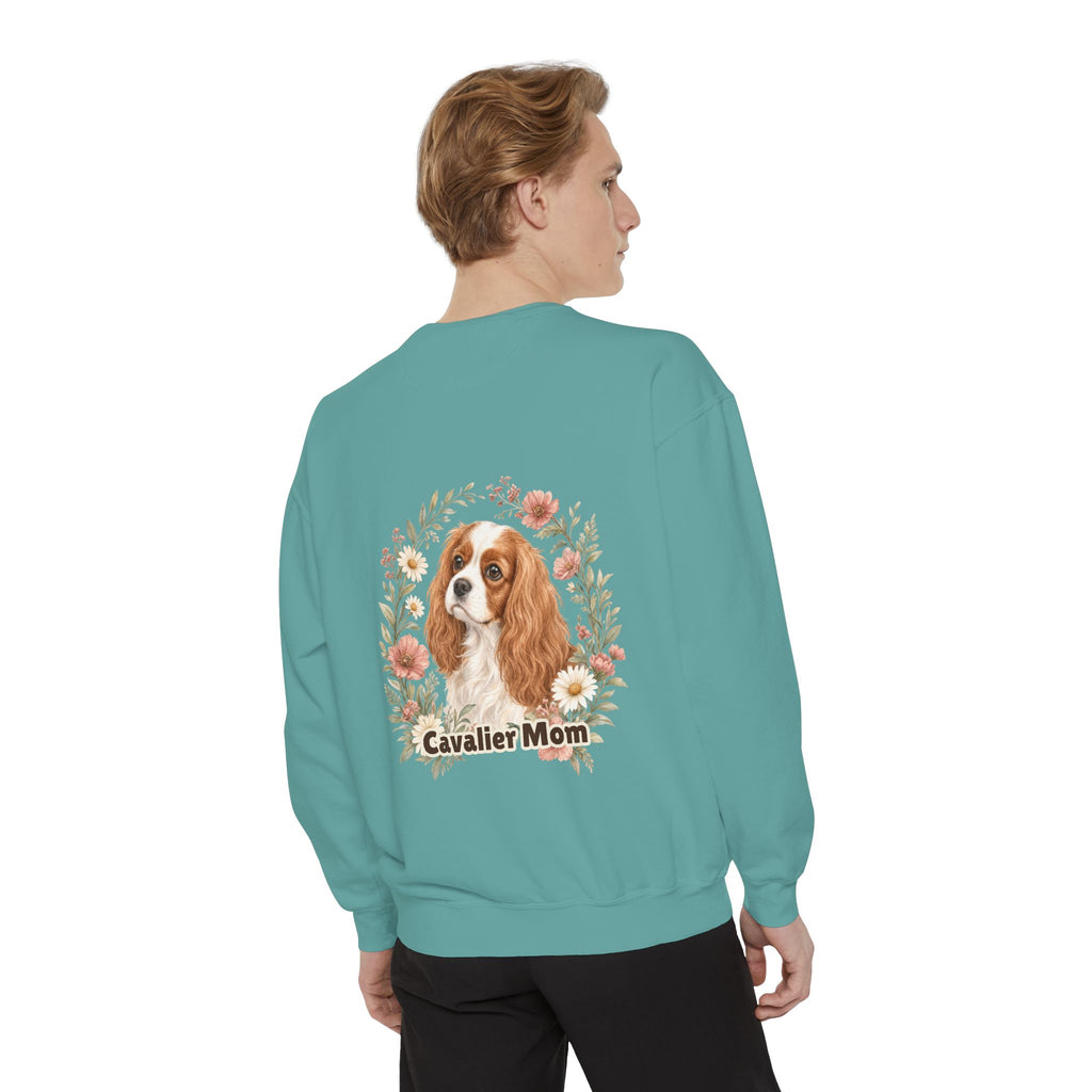Cavalier Mom Shirt, Cavalier King Charles Spaniel Tee, Dog Mom Gift, Wildflower Dog Lover Sweatshirt