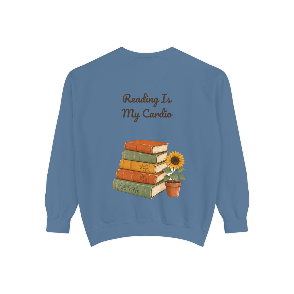 Reading Is My Cardio Shirt, Funny Book Lover Tee, Bookish Reader Gift, Bookworm Sweatshirt