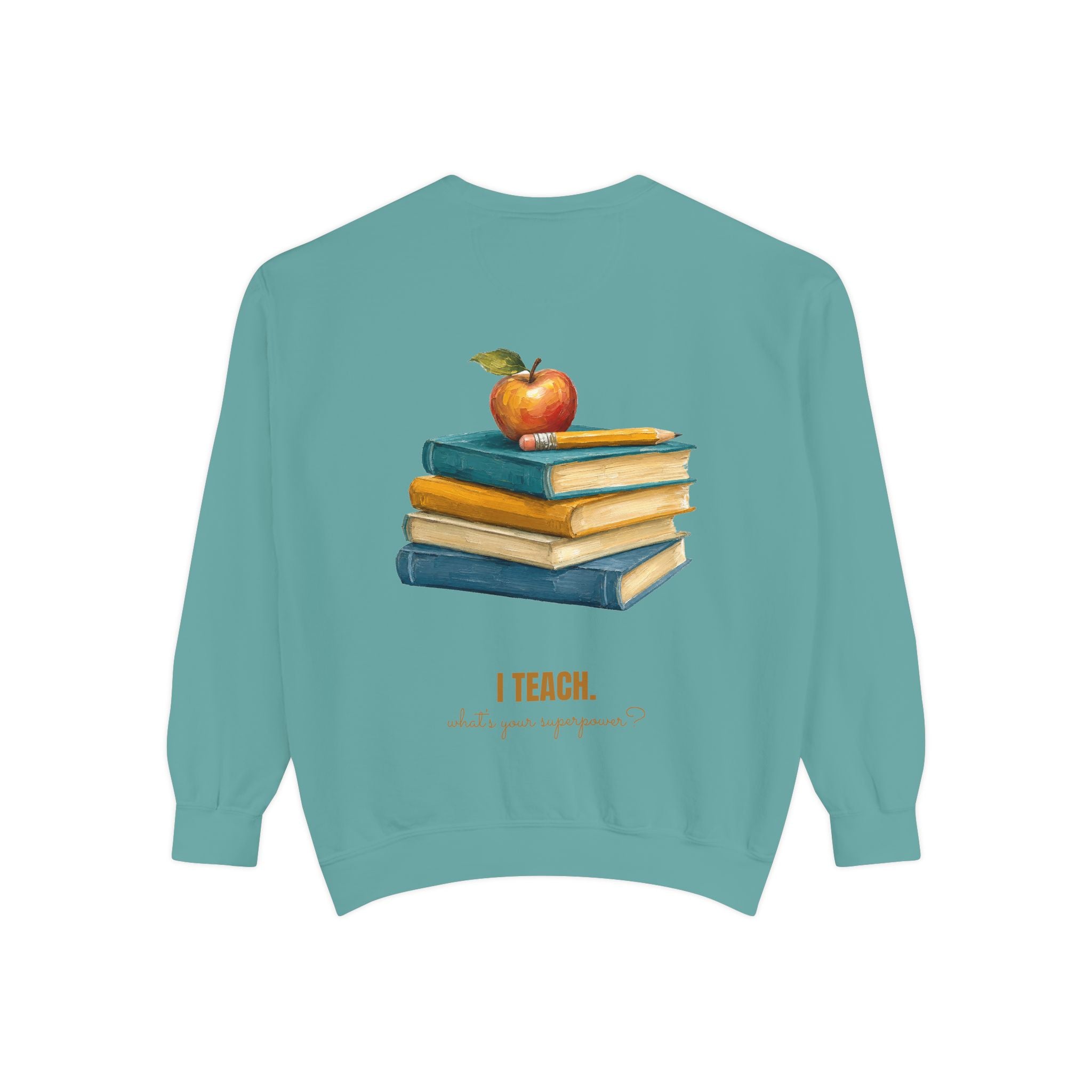 Teacher Shirt, I Teach What's Your Superpower Tee, Teacher Appreciation Gift, Painterly Back to School Sweatshirt
