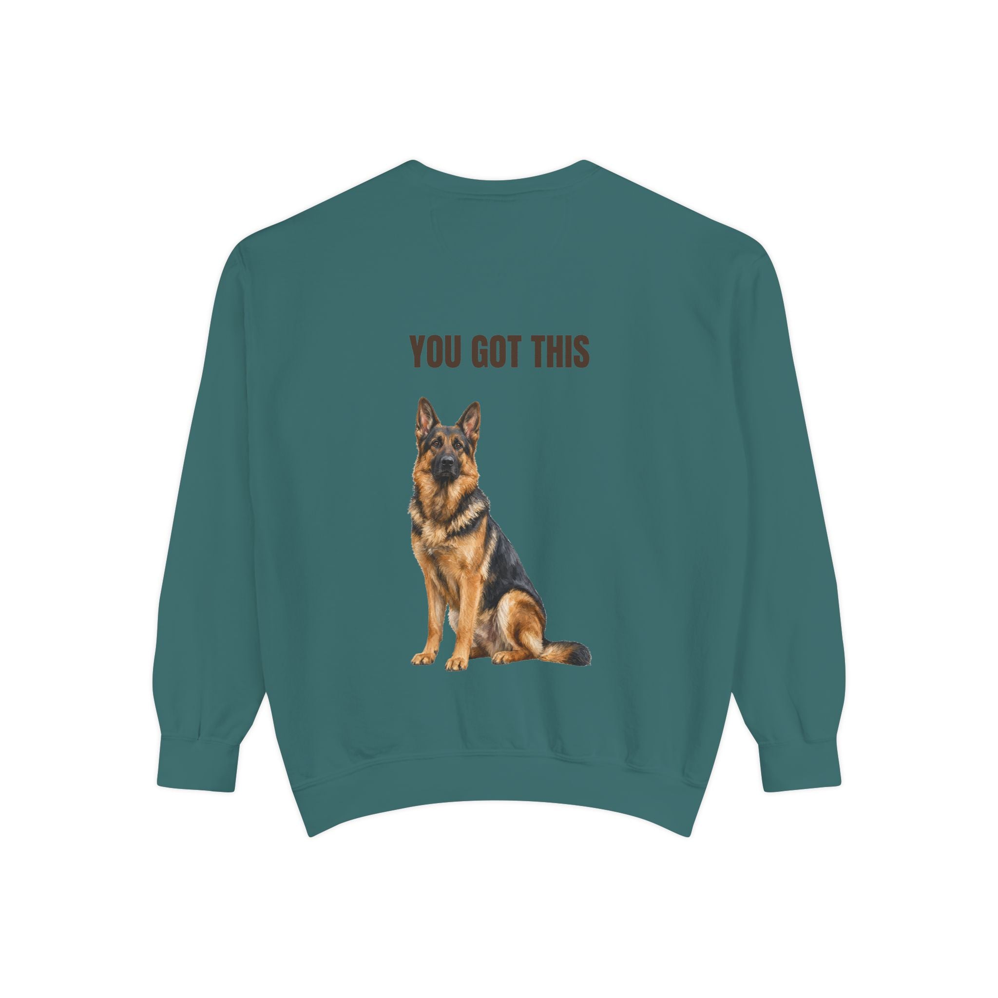 You Got This German Shepherd Shirt, GSD Dog Lover Motivational Tee, Encouragement Dog Mom Gift, Painterly Dog Sweatshirt