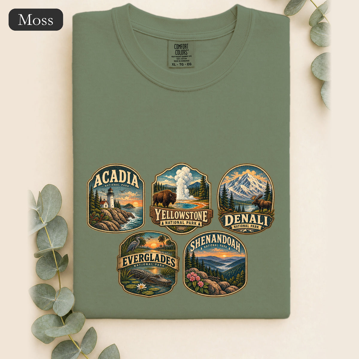 Southwest National Parks Shirt, Desert Badge Tee, Arizona Utah Hiking Gift, Retro Adventure Cactus Sweatshirt