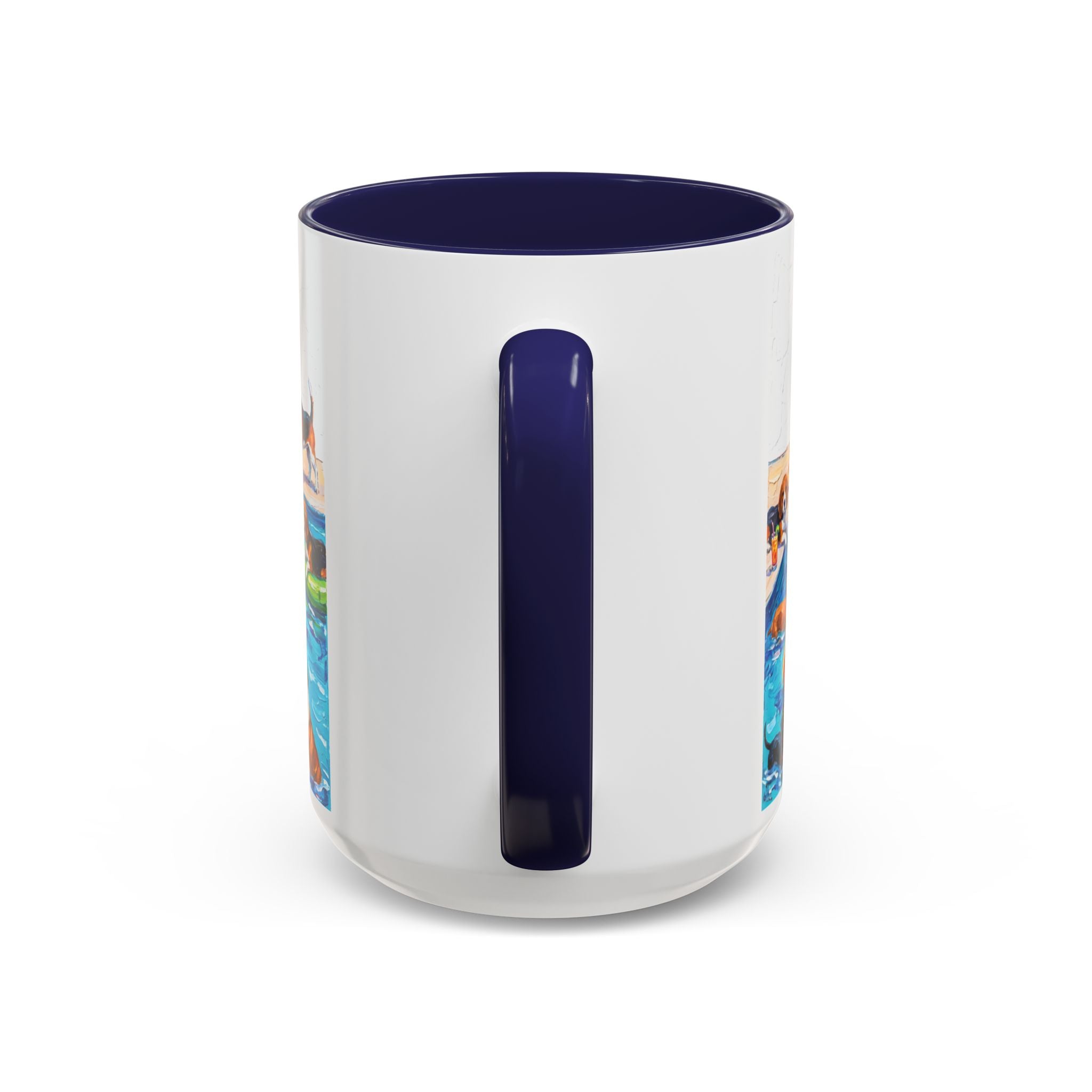 Dogs Pool Party Coffee Mug — Funny Summer Dog Mug (15 oz)