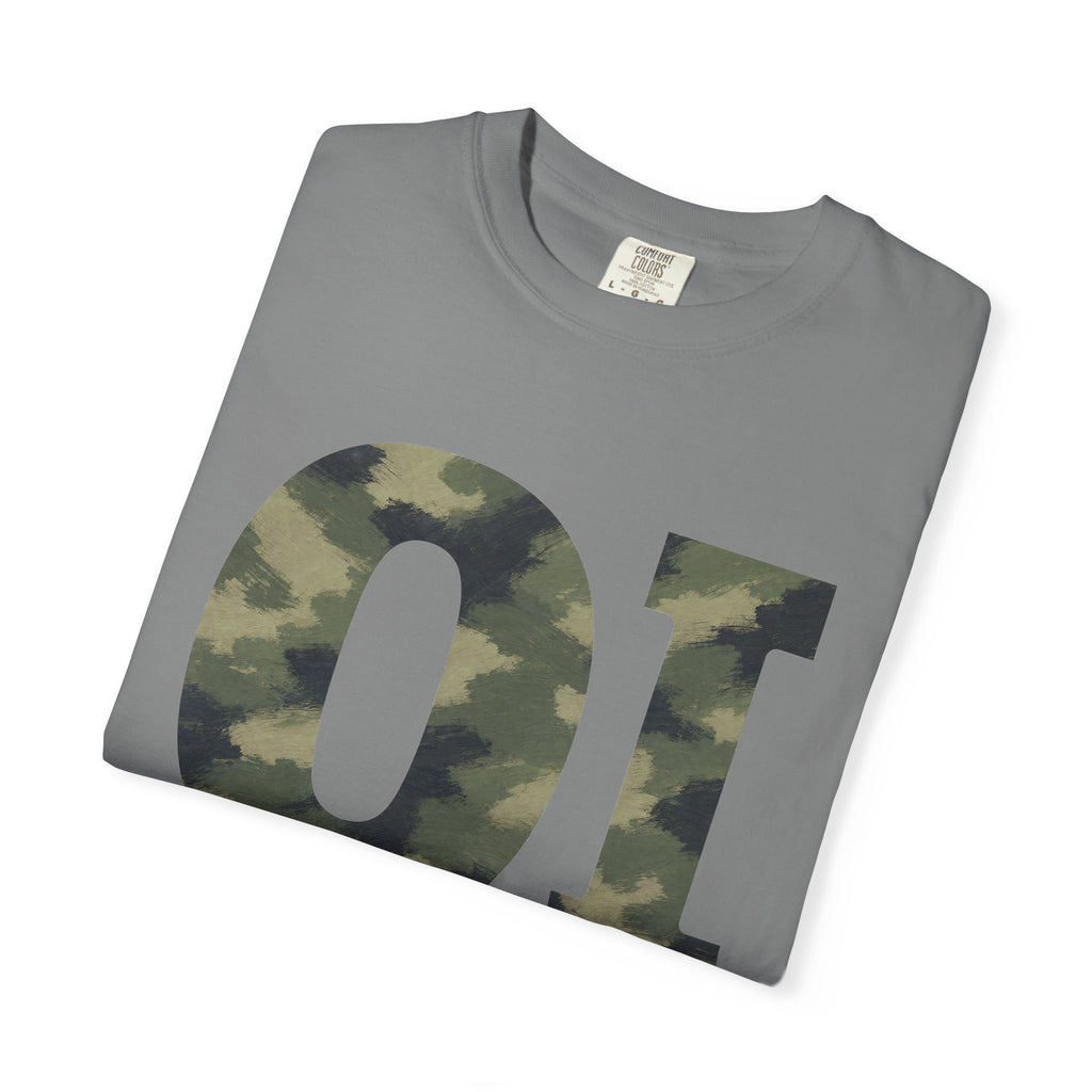 Organic Intervention Camo Hoodie, OI Monogram Anti-Algorithm Sweatshirt, Streetwear Camo Graphic Gift, Bold Statement Hoodie