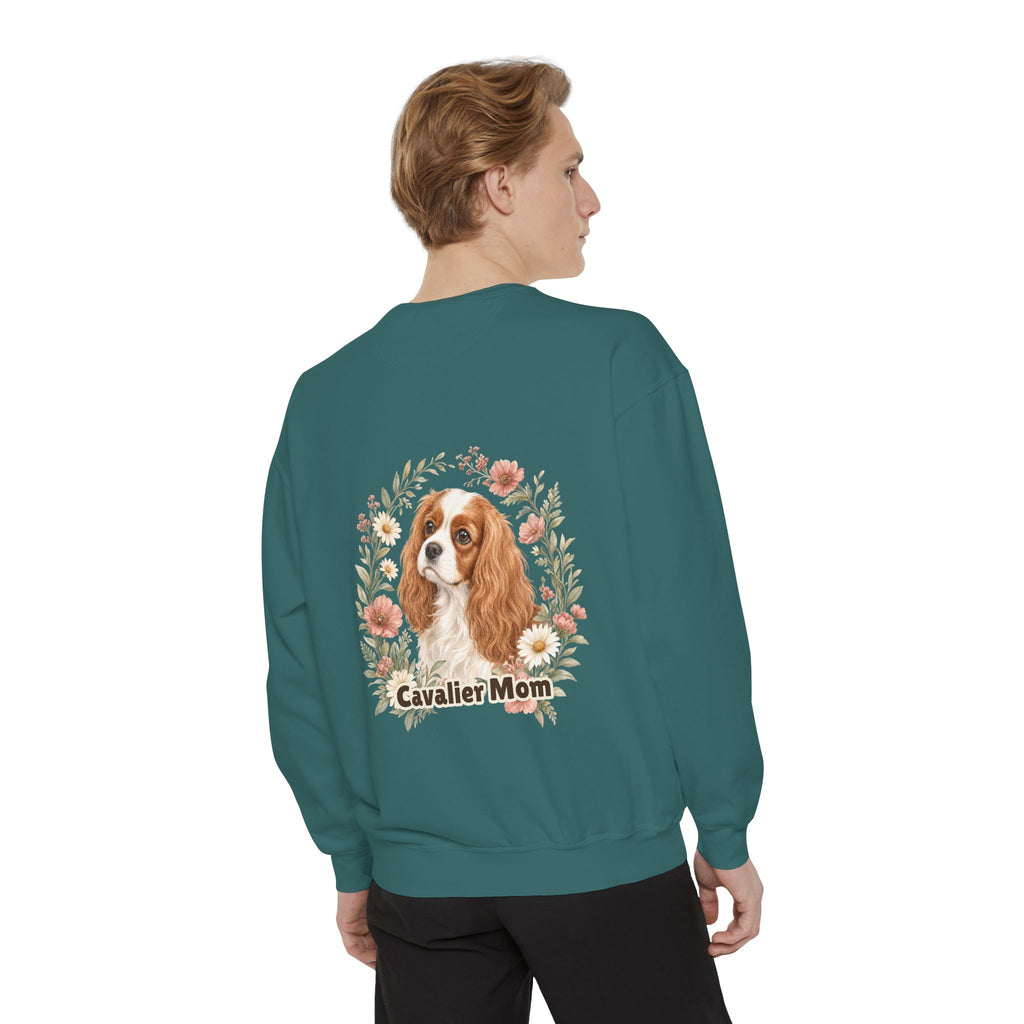 Cavalier Mom Shirt, Cavalier King Charles Spaniel Tee, Dog Mom Gift, Wildflower Dog Lover Sweatshirt