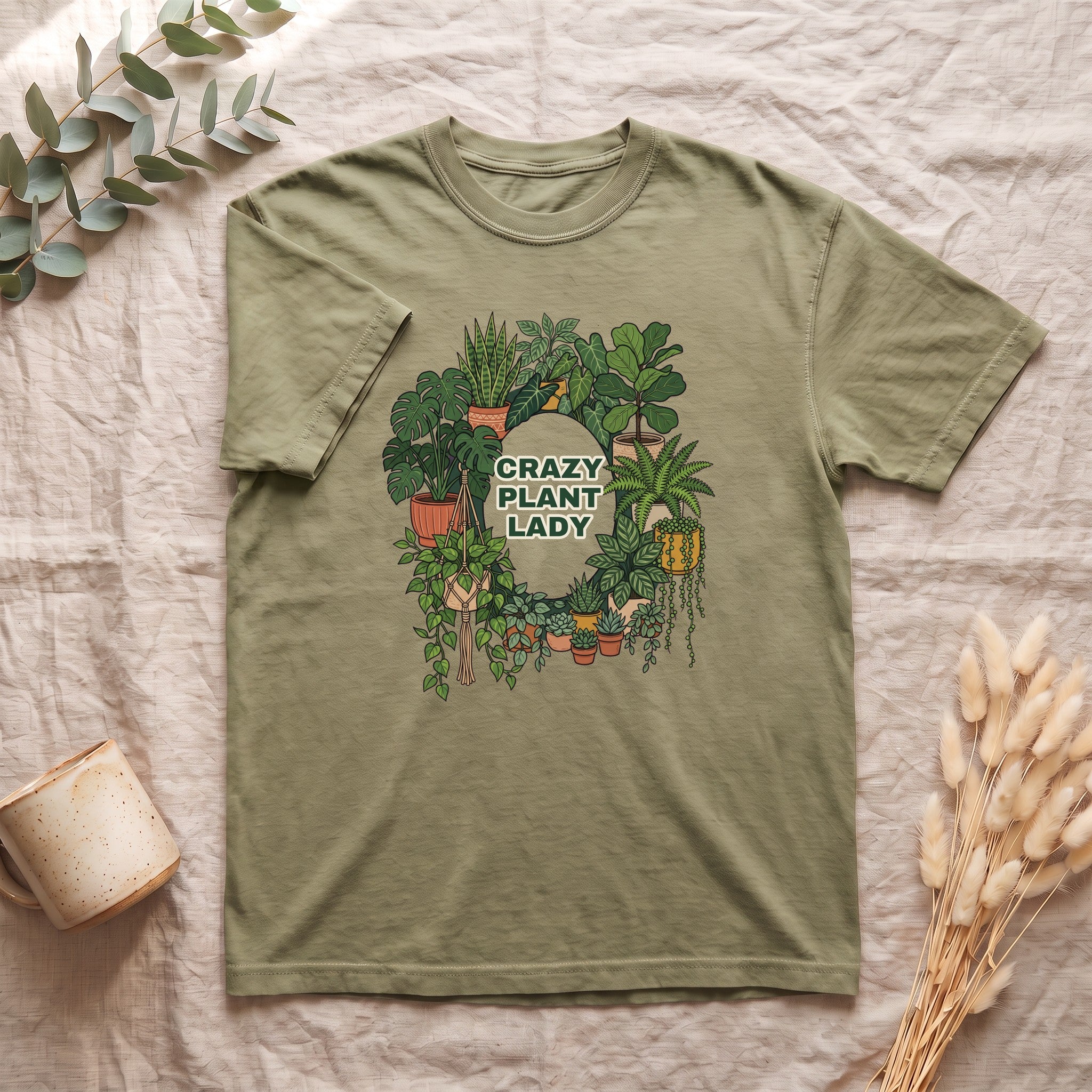 Crazy Plant Lady Shirt, Plant Mom Tee, Houseplant Lover Gift, Gardening Plant Sweatshirt