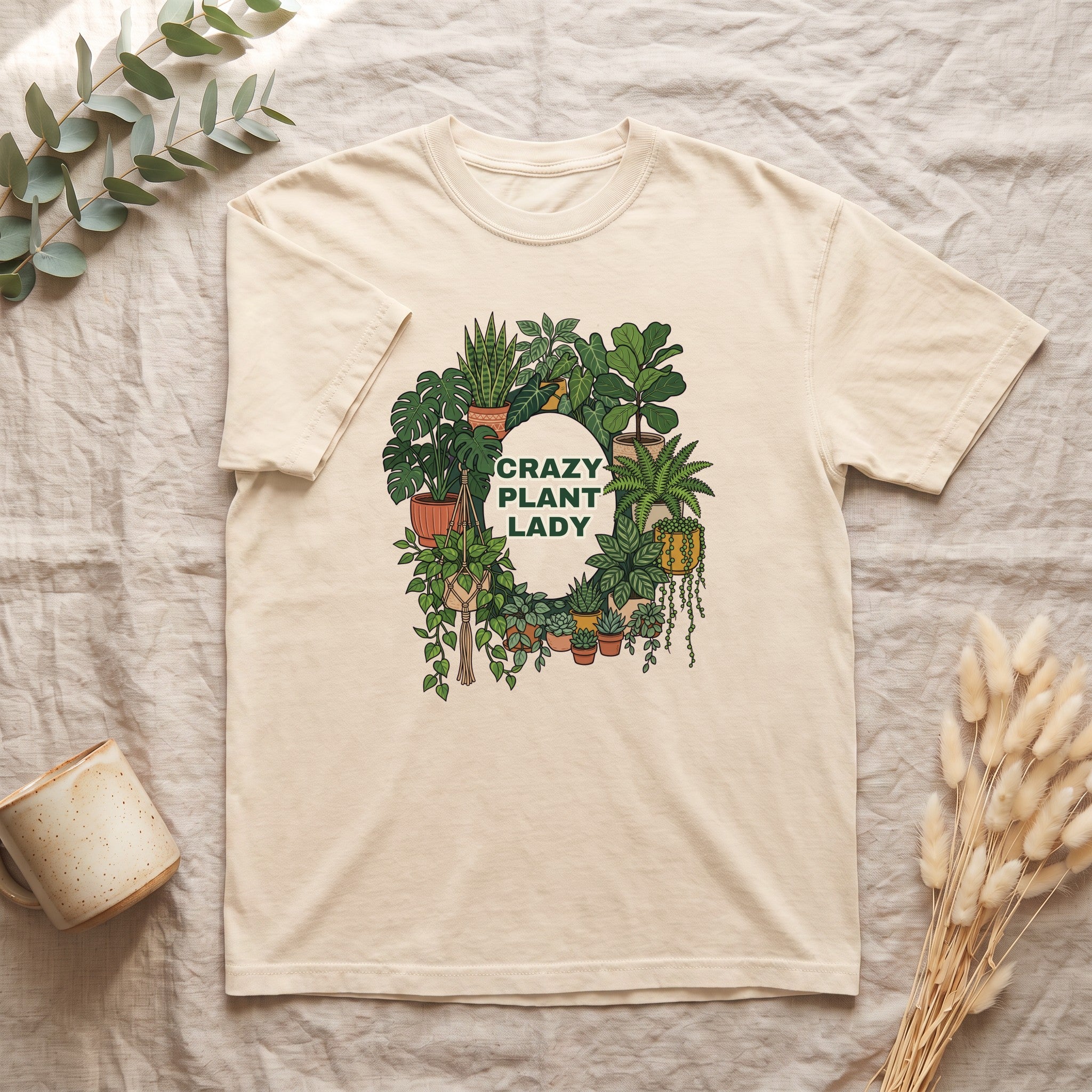 Crazy Plant Lady Shirt, Plant Mom Tee, Houseplant Lover Gift, Gardening Plant Sweatshirt
