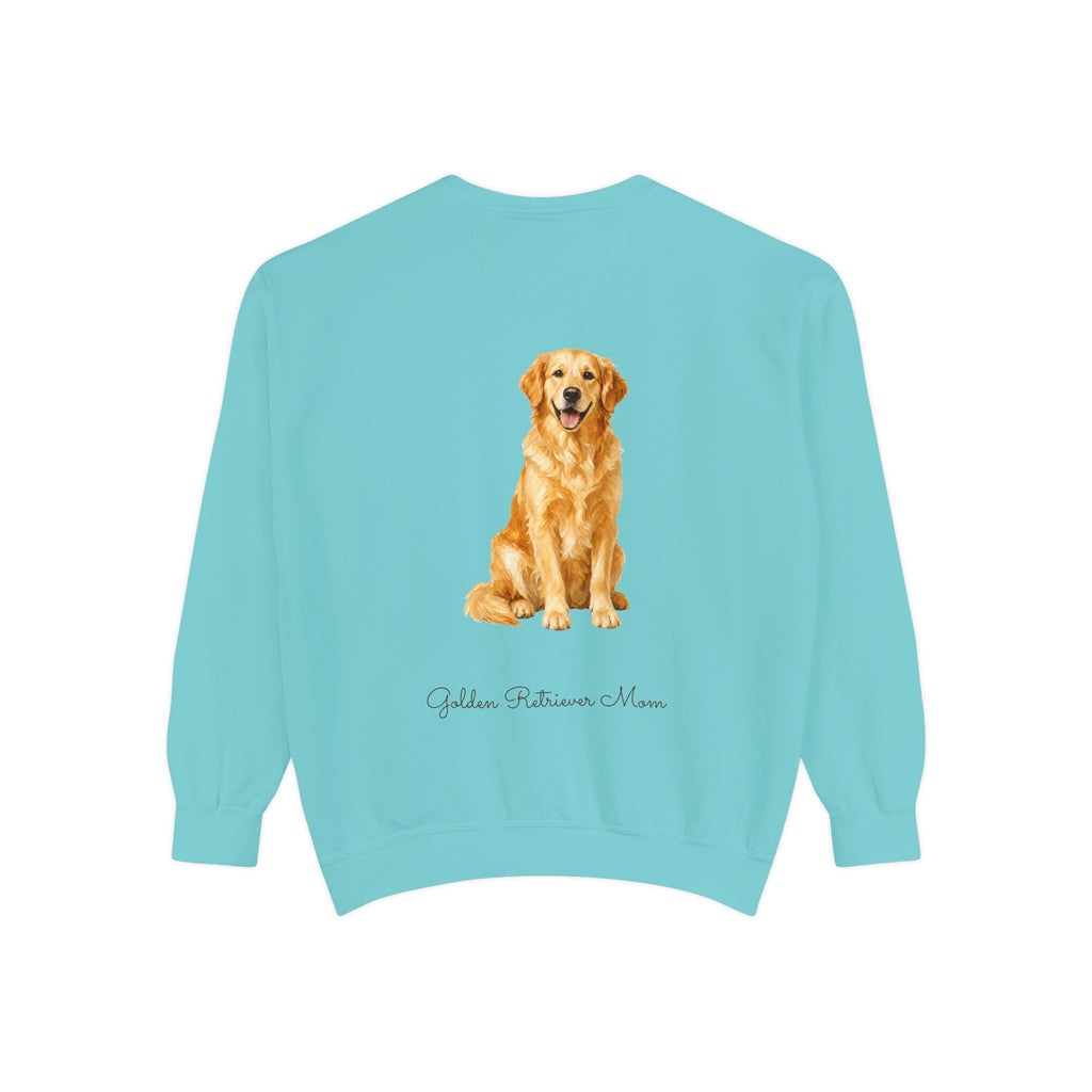 Golden Retriever Mom Shirt, Painterly Golden Dog Mom Tee, Cute Golden Lover Gift, Dog Owner Sweatshirt for Her