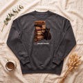 Spooky Reads Cat Sweatshirt, TBR Halloween Book Crewneck, Bookish Spooky Season Sweatshirt, Book Lover Black Cat Gift