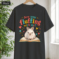 Are You Fluffing With Me? Bunny Graphic Shirt | Cute Rabbit Illustration