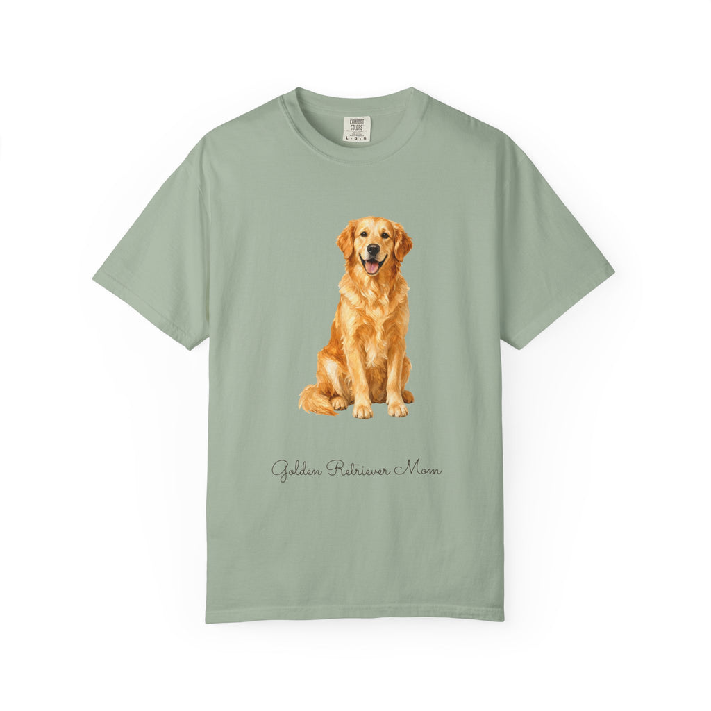 Golden Retriever Mom Shirt, Painterly Golden Dog Mom Tee, Cute Golden Lover Gift, Dog Owner Sweatshirt for Her