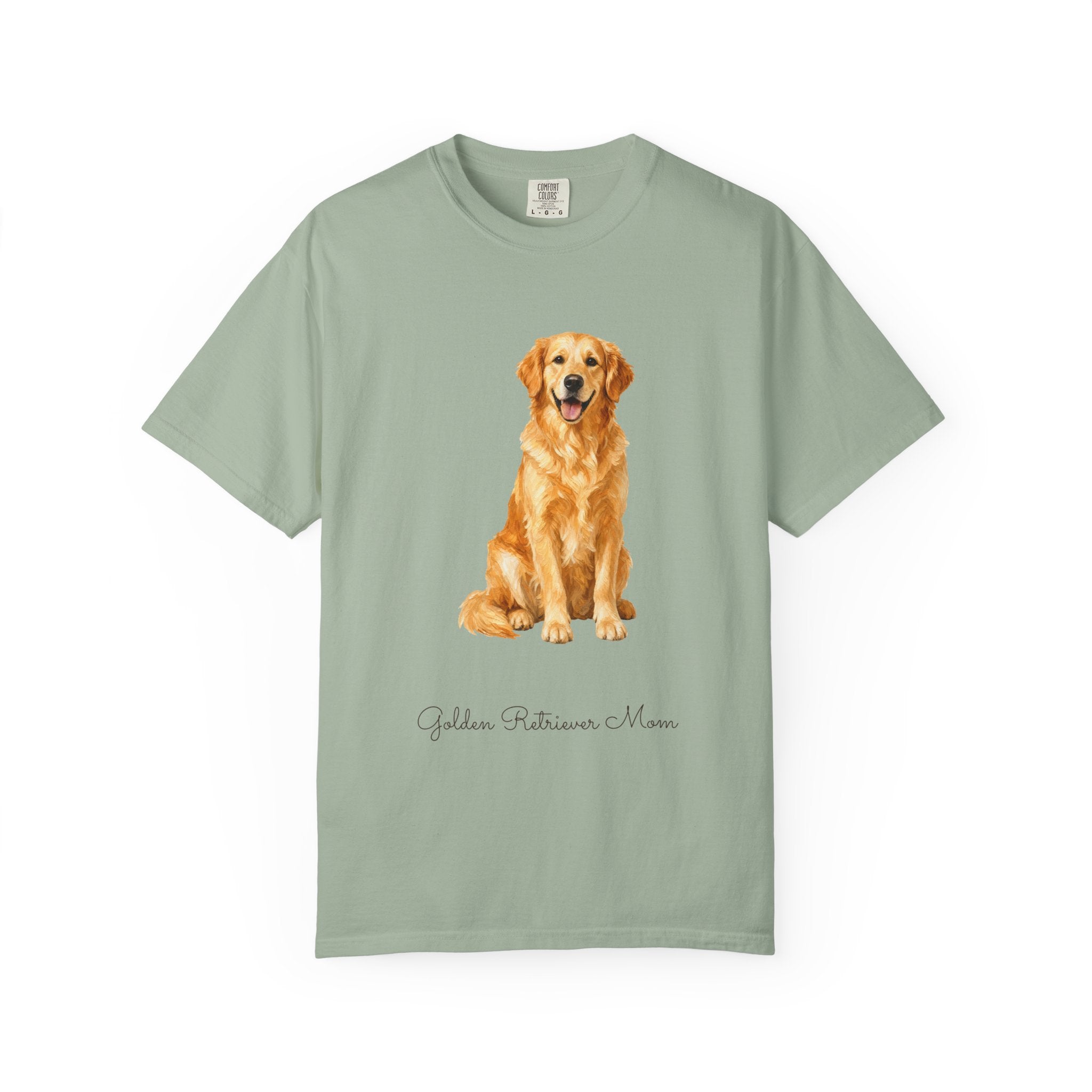Golden Retriever Mom Shirt, Painterly Golden Dog Mom Tee, Cute Golden Lover Gift, Dog Owner Sweatshirt for Her