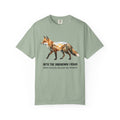 Fox Graphic T-Shirt — "Into the Unknown I Roam" Adventure Tee