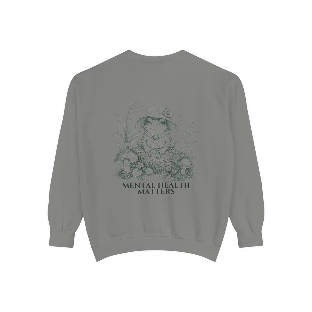 Mental Health Matters Shirt, Cute Frog Tee, Mental Health Awareness Gift, Kawaii Frog Sweatshirt