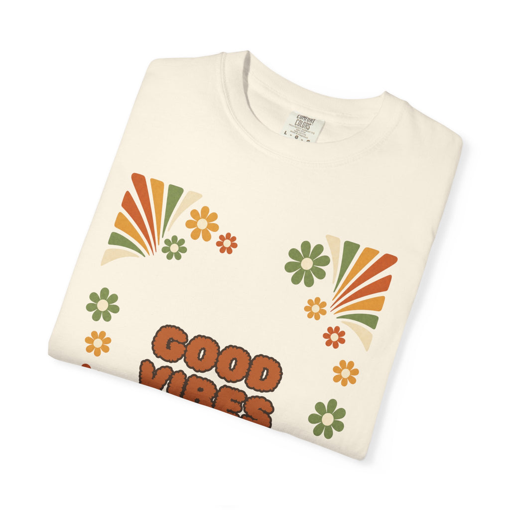Good Vibes Only Shirt, Retro Groovy Tee, 70s Aesthetic Gift, Positive Affirmation Sweatshirt